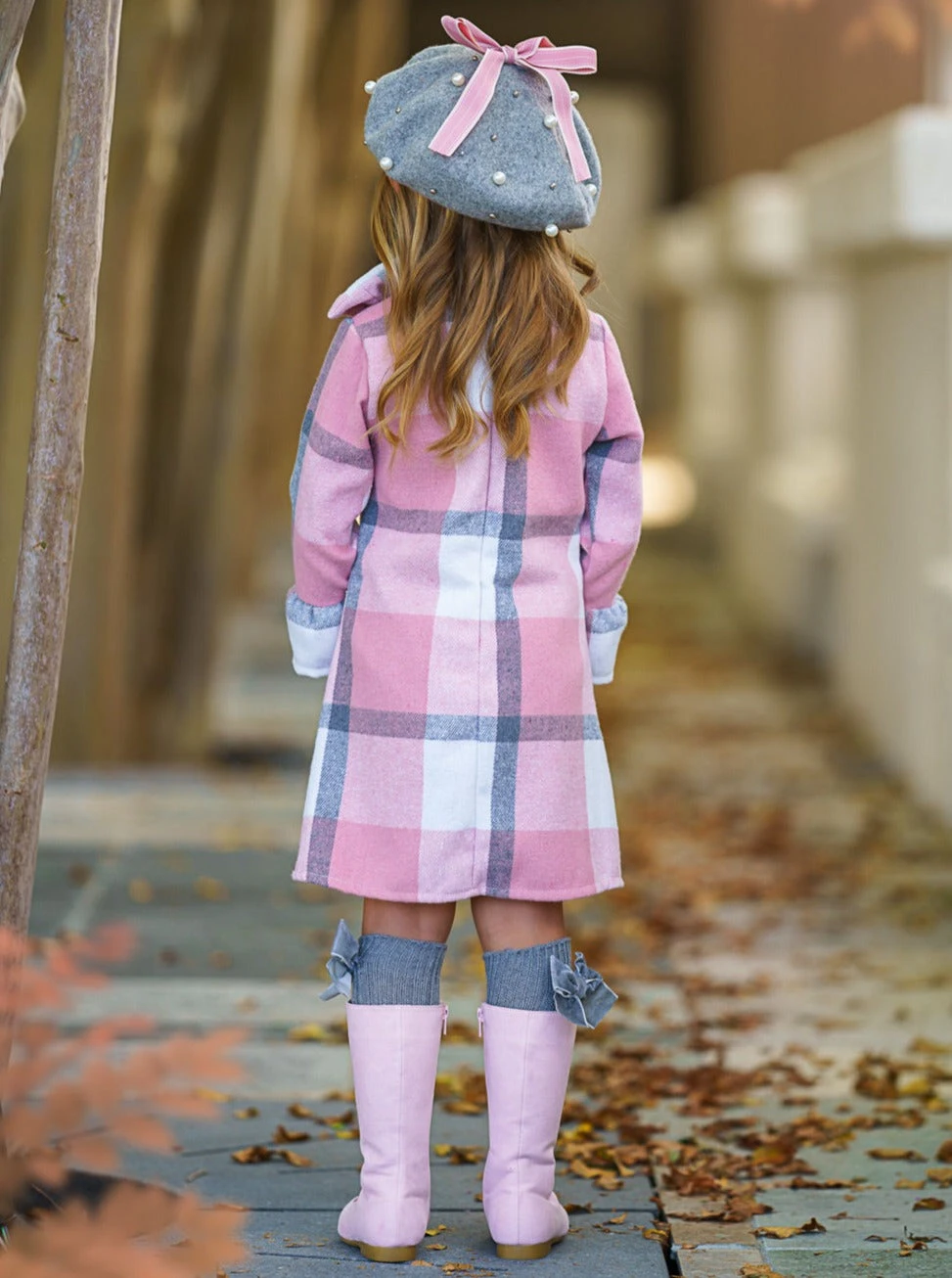 Fall In Love Pink Plaid Flannel Dress 6 Fall In Love Pink Plaid Flannel Dress - Image 6