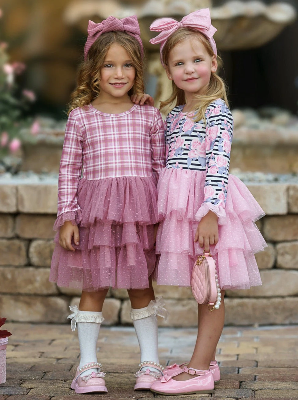 Pretty Pirouettes Pink Plaid Ruffle Tutu Dress 6 Pretty Pirouettes Pink Plaid Ruffle Tutu Dress - Image 6