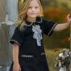 Prettiest Doll Black Tweed Dress