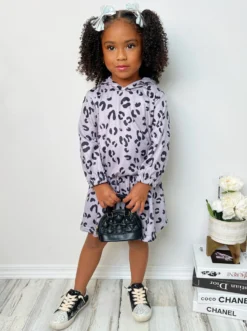 Cool Cubs Club Hoodie & Skirt Set 10 Cool Cubs Club Hoodie & Skirt Set -Kid's Apparel Sales GFSEB001 Grey 9 scaled