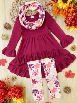 Change Is Good Tunic, Scarf, & Legging Set