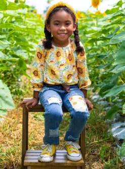 You're My Sunshine Patched Jeans Set -Kid's Apparel Sales GFSEB014 Yellow 9598bb3d 6434 4d0c 808f 01c11c3da2c8 scaled