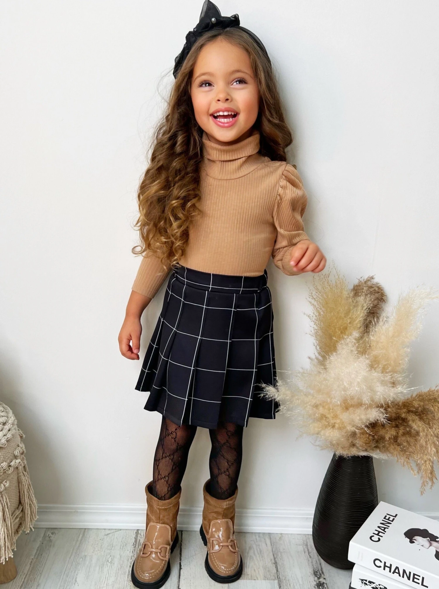 Top Of The Class Sweater & Pleated Skirt Set 1 Top Of The Class Sweater & Pleated Skirt Set