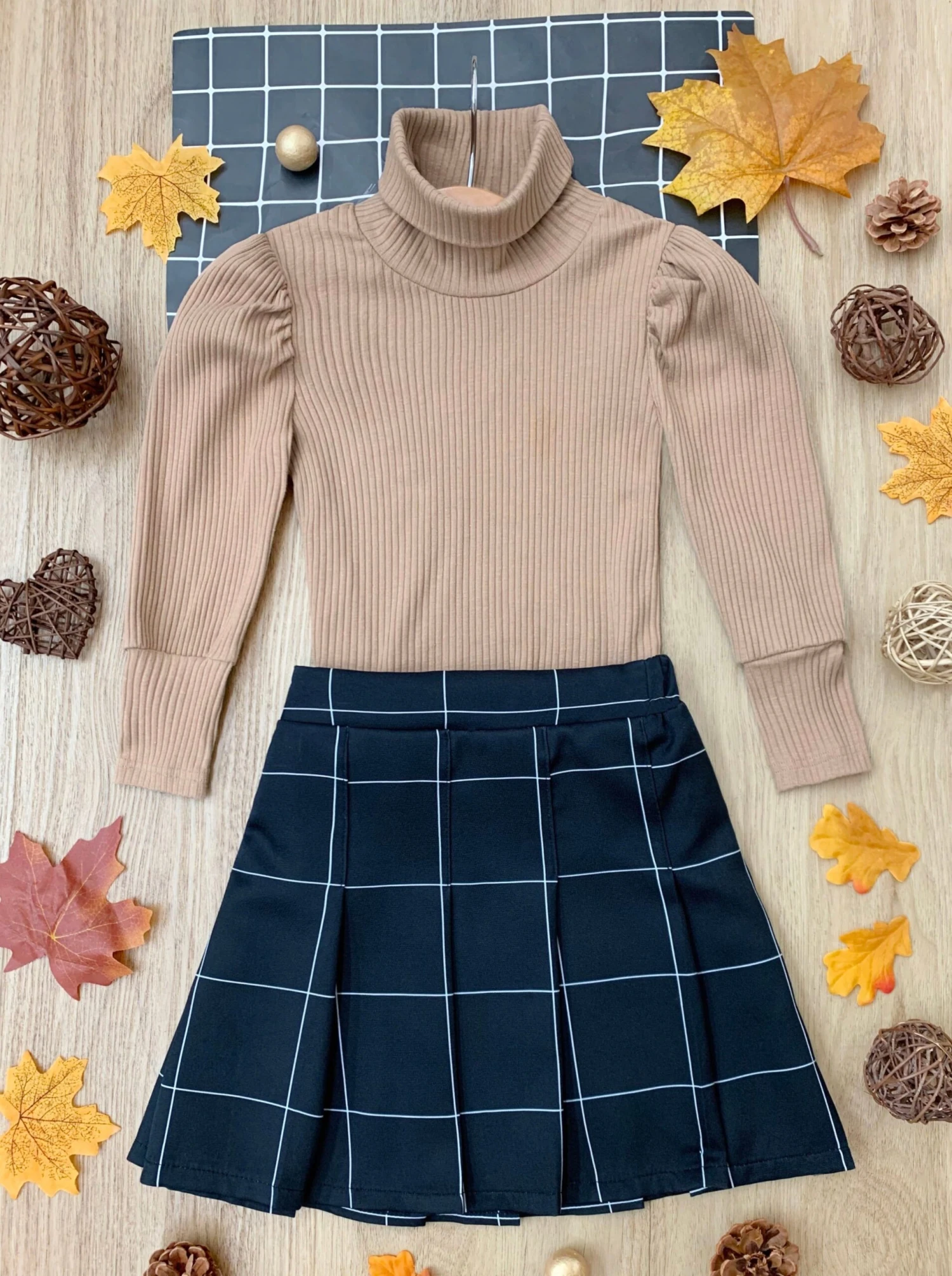 Top Of The Class Sweater & Pleated Skirt Set 5 Top Of The Class Sweater & Pleated Skirt Set - Image 5