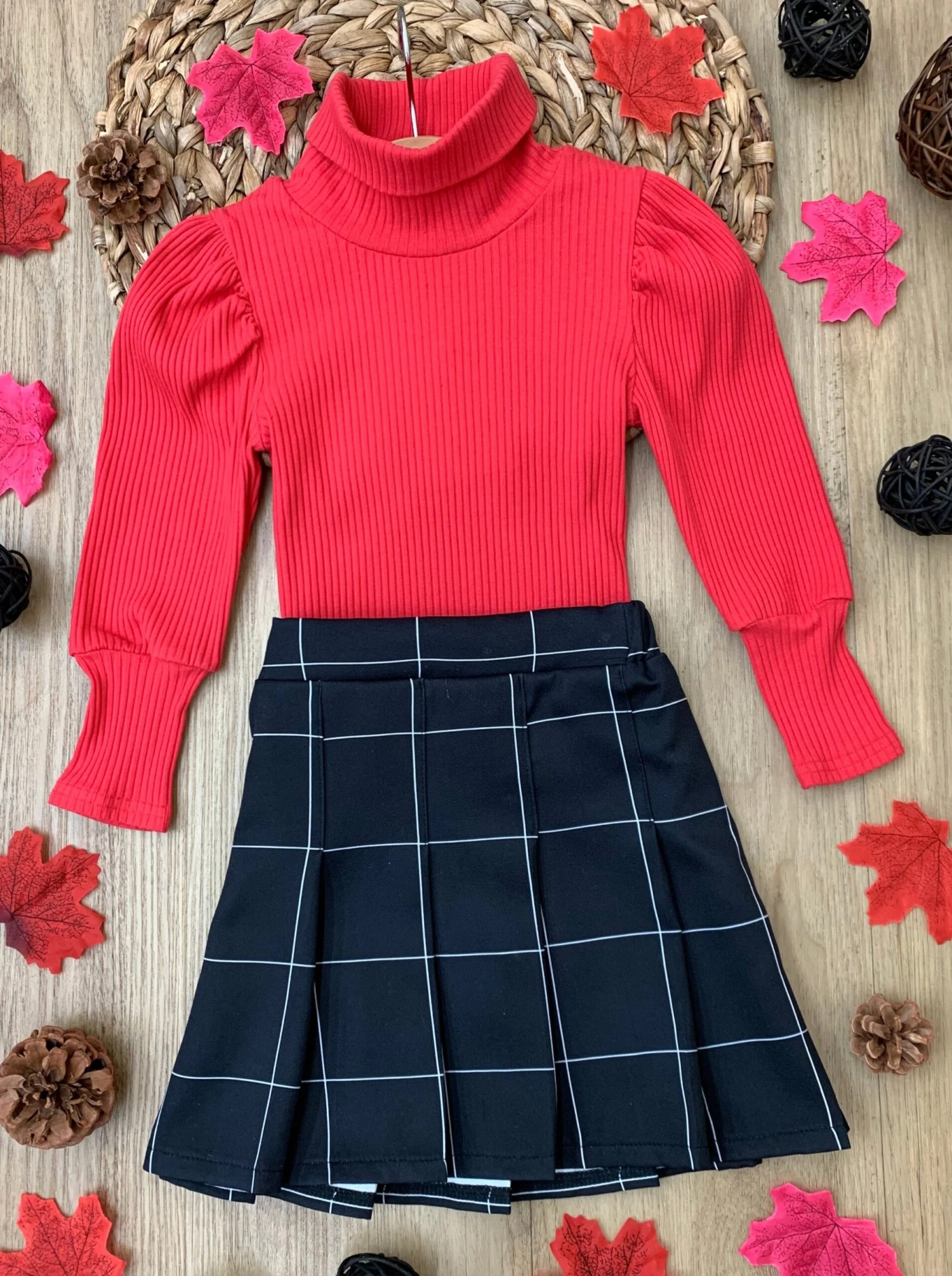 Top Of The Class Sweater & Pleated Skirt Set 6 Top Of The Class Sweater & Pleated Skirt Set - Image 6