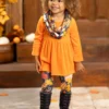 Foliage Fresh Tunic, Scarf & Legging Set