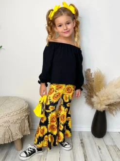 Sunflower Power Bell Bottom Set -Kid's Apparel Sales GFSEB061 Marigold 1ae3141e 43e4 4818 bd8e e67203ecae0b