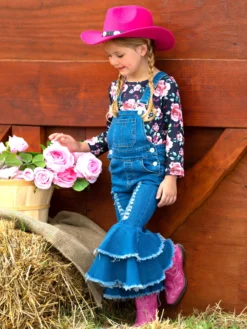 Fall Florals Flared Overall Set -Kid's Apparel Sales GFSEB075 Black 5 7bed7b9b b562 461a 8516 5ee9cb2f1887 scaled