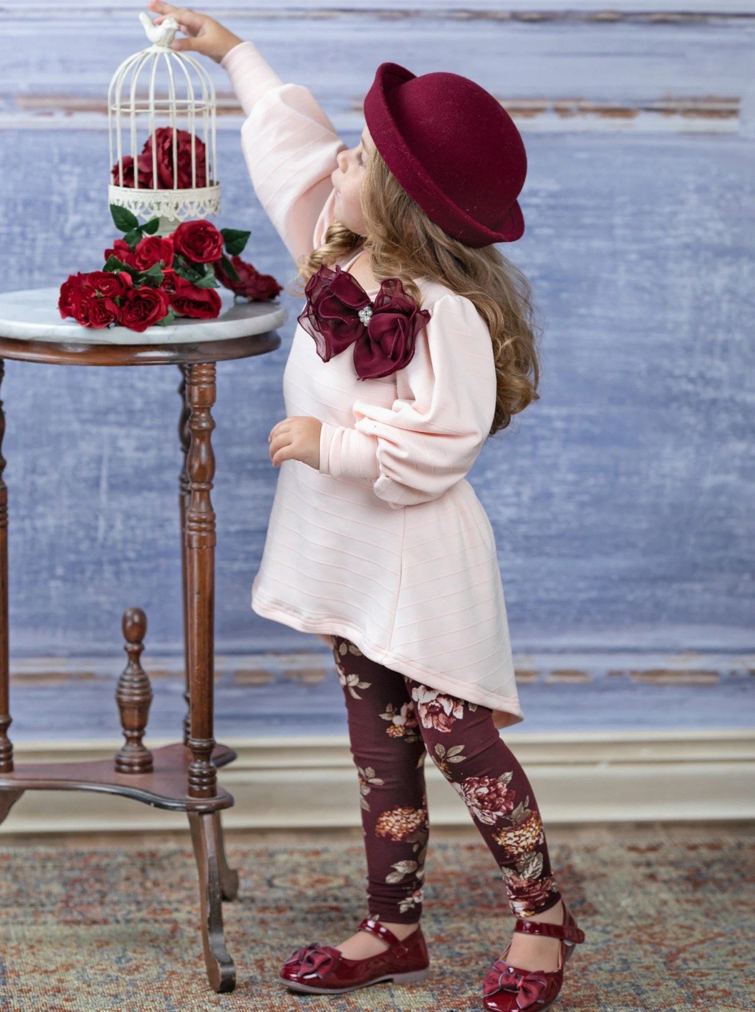 Sweet Thalia Tunic & Floral Legging Set 1 Sweet Thalia Tunic & Floral Legging Set