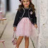 Fabulousity Tweed Blazer & Tulle Tutu Dress Set