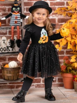 Lift Your Spirits Glitter Tutu Dress 8 Lift Your Spirits Glitter Tutu Dress -Kid's Apparel Sales GHDRB003 Black 13