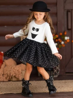 If You've Got It, Haunt It Sparkle Tutu Dress -Kid's Apparel Sales GHDRB009 Black 12 scaled