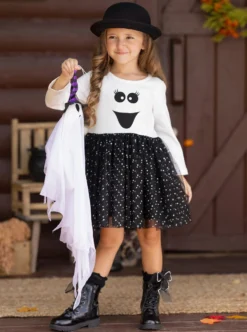 If You've Got It, Haunt It Sparkle Tutu Dress -Kid's Apparel Sales GHDRB009 Black 14 scaled