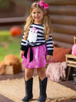 Here For The Boos Top & Sequin Skirt Set -Kid's Apparel Sales GHSEB003 Pink a6e19e30 1575 4611 ad38 117ff0829b0f scaled