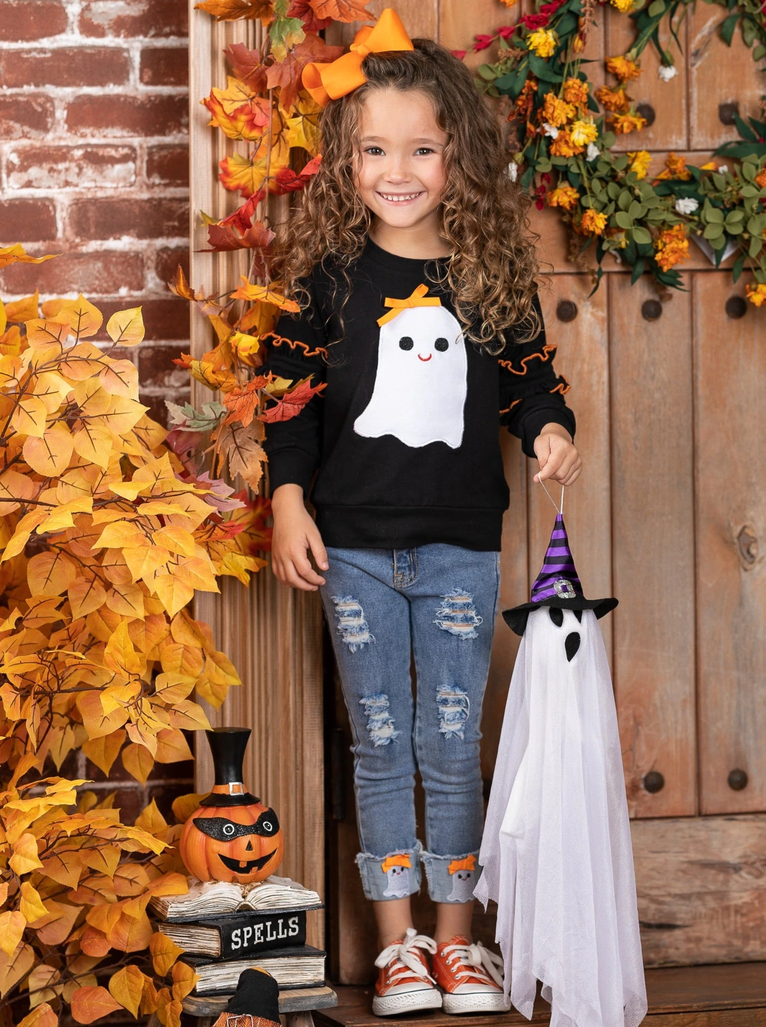 Looking Good, Ghoul Pullover & Cuffed Jeans Set 2 Looking Good, Ghoul Pullover & Cuffed Jeans Set - Image 2