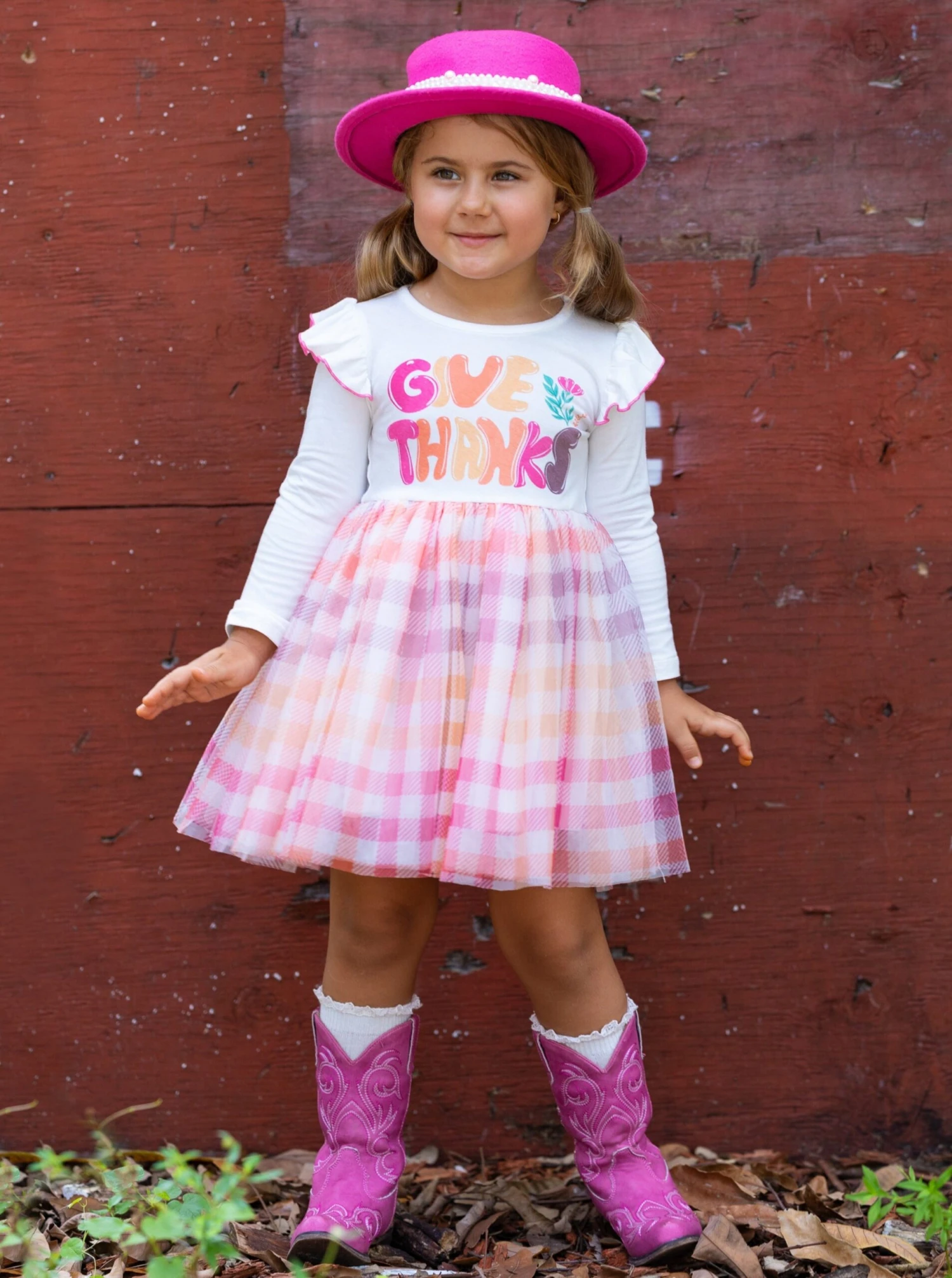 Give Thanks Ruffle Tutu Dress 1 Give Thanks Ruffle Tutu Dress
