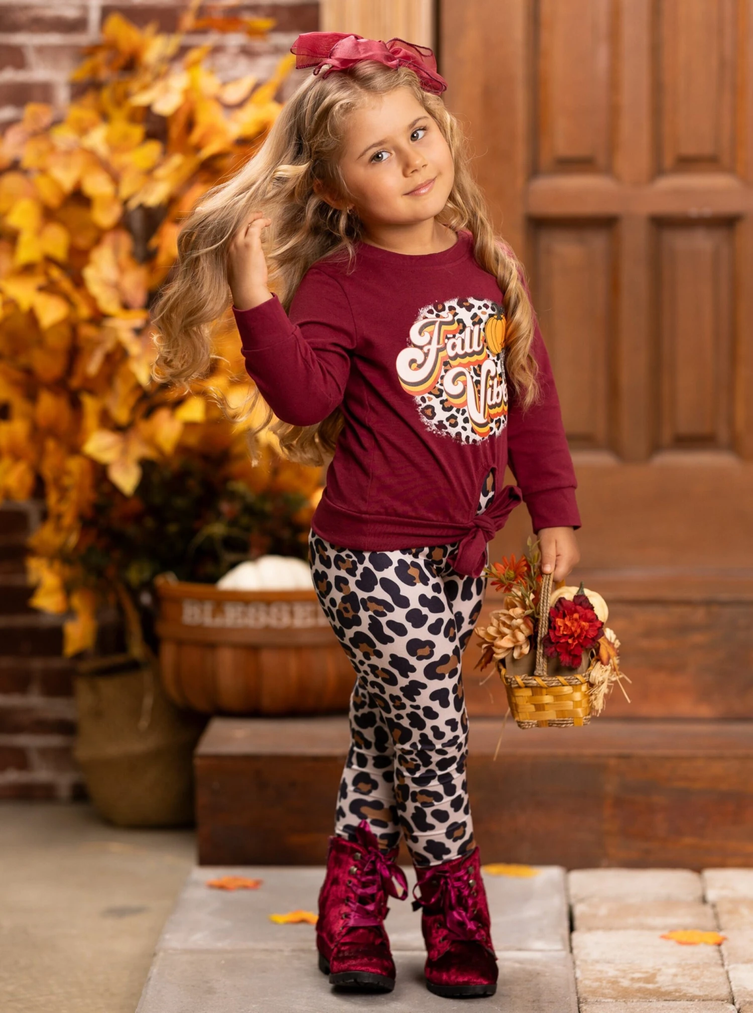 Fall Vibes Leopard Legging Set 1 Fall Vibes Leopard Legging Set