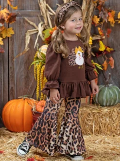 Feast Your Eyes Leopard Flair Legging Set 8 Feast Your Eyes Leopard Flair Legging Set -Kid's Apparel Sales GTSEB008 Brown 6 scaled