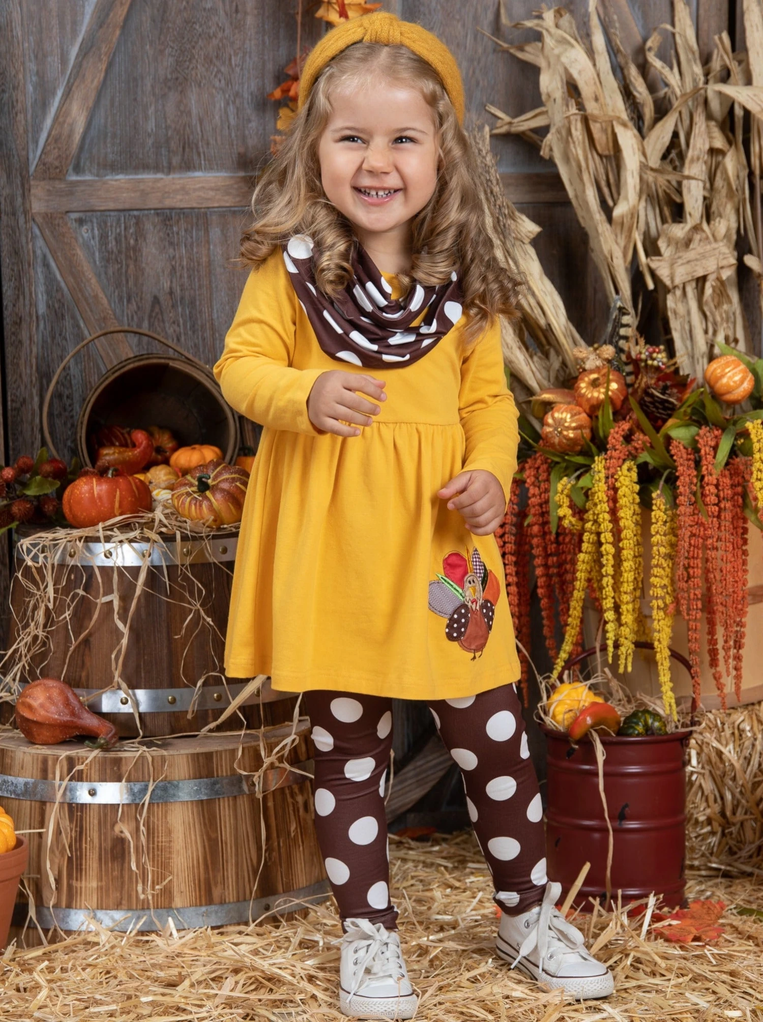 Gobble You Up Tunic, Scarf & Legging Set 6 Gobble You Up Tunic, Scarf & Legging Set - Image 6