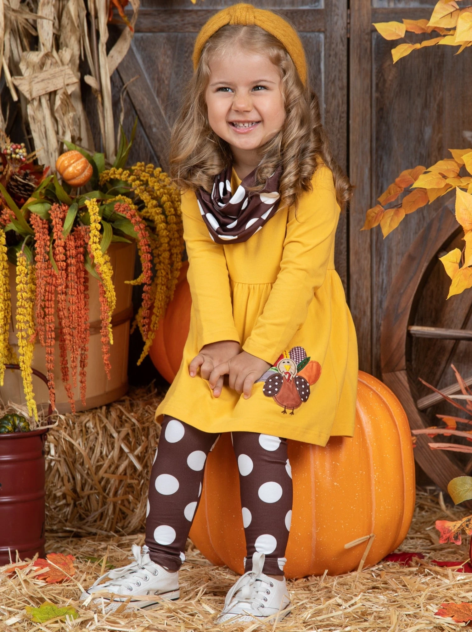 Gobble You Up Tunic, Scarf & Legging Set 4 Gobble You Up Tunic, Scarf & Legging Set - Image 4