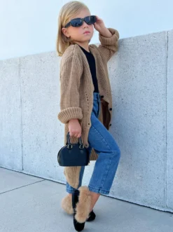 Tiny Trendsetter Oversized Cardigan -Kid's Apparel Sales IMG 7556 scaled