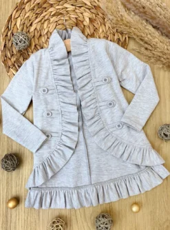 Mommy & Me Besties Blazer Ruffle Cardigan -Kid's Apparel Sales JUL12CPOUT1HG