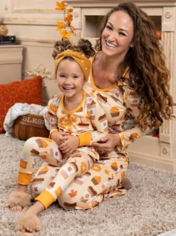 Mommy & Me But First, Pumpkin Sweets Pajama Set -Kid's Apparel Sales JUL12CPPAJ1PS 32
