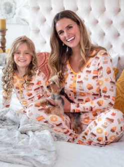 Mommy & Me But First, Pumpkin Sweets Pajama Set -Kid's Apparel Sales JUL12CPPAJ1PS 8