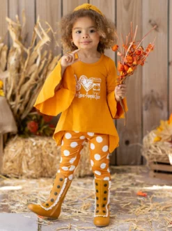 Peace, Love, Pumpkin Spice Legging Set 13 Peace, Love, Pumpkin Spice Legging Set -Kid's Apparel Sales JUL12CPSET11OWD 15 scaled