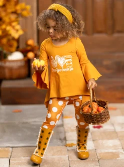 Peace, Love, Pumpkin Spice Legging Set 10 Peace, Love, Pumpkin Spice Legging Set -Kid's Apparel Sales JUL12CPSET11OWD 4 scaled
