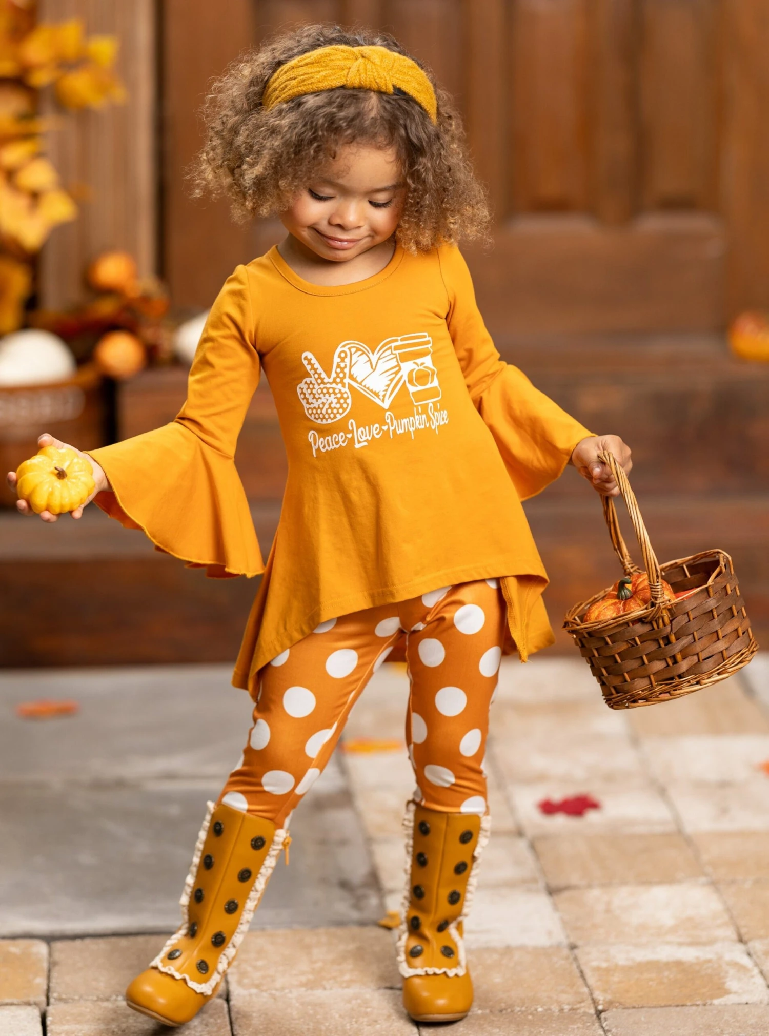Peace, Love, Pumpkin Spice Legging Set 1 Peace, Love, Pumpkin Spice Legging Set