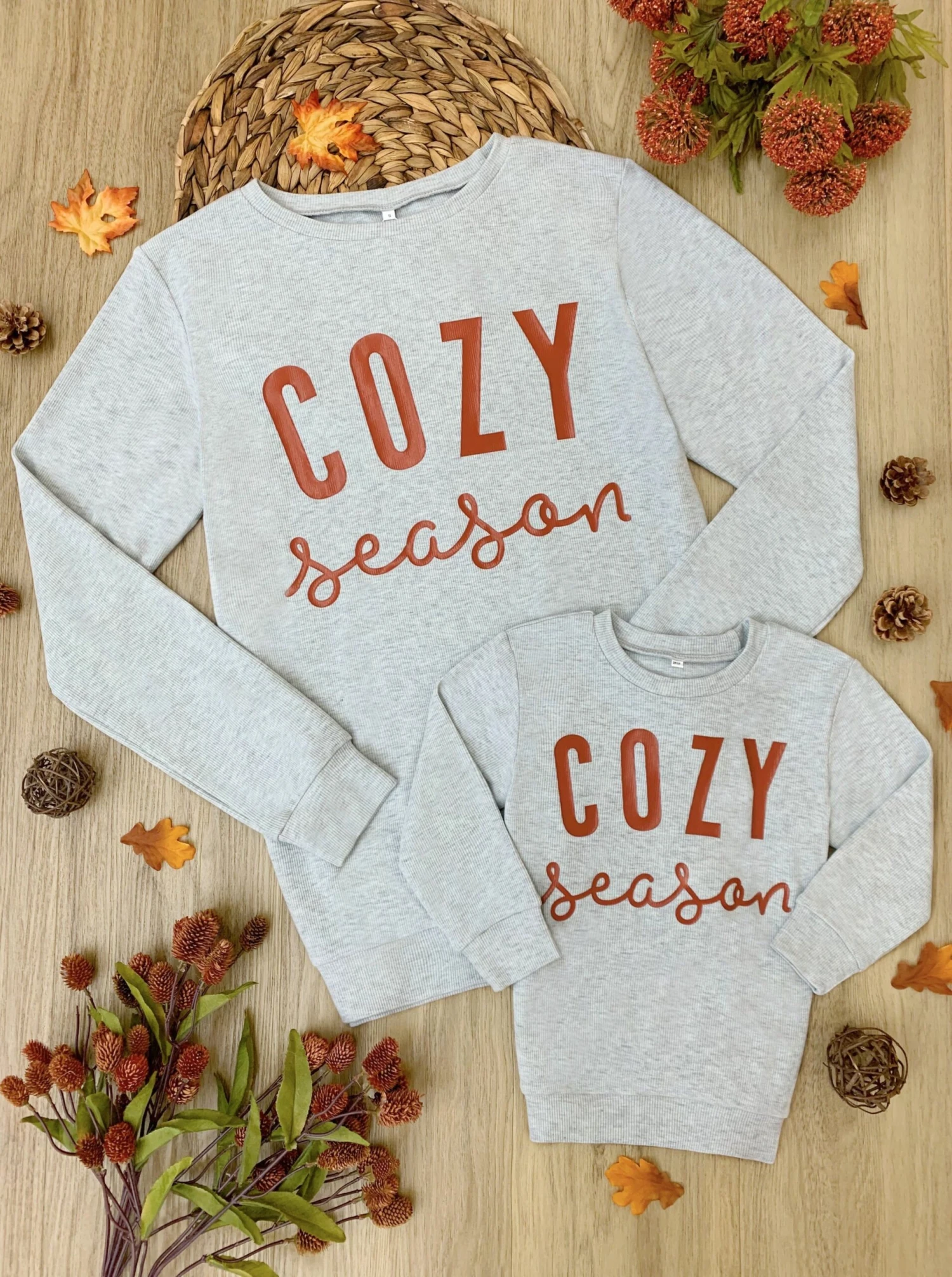 Mommy & Me Cozy Season Pullover Sweater 1 Mommy & Me Cozy Season Pullover Sweater
