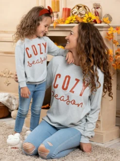 Mommy & Me Cozy Season Pullover Sweater 8 Mommy & Me Cozy Season Pullover Sweater -Kid's Apparel Sales JUL12CPTOP3GCS 3 scaled