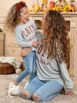 Mommy & Me Cozy Season Pullover Sweater 9 Mommy & Me Cozy Season Pullover Sweater -Kid's Apparel Sales JUL12CPTOP3GCS 6 scaled
