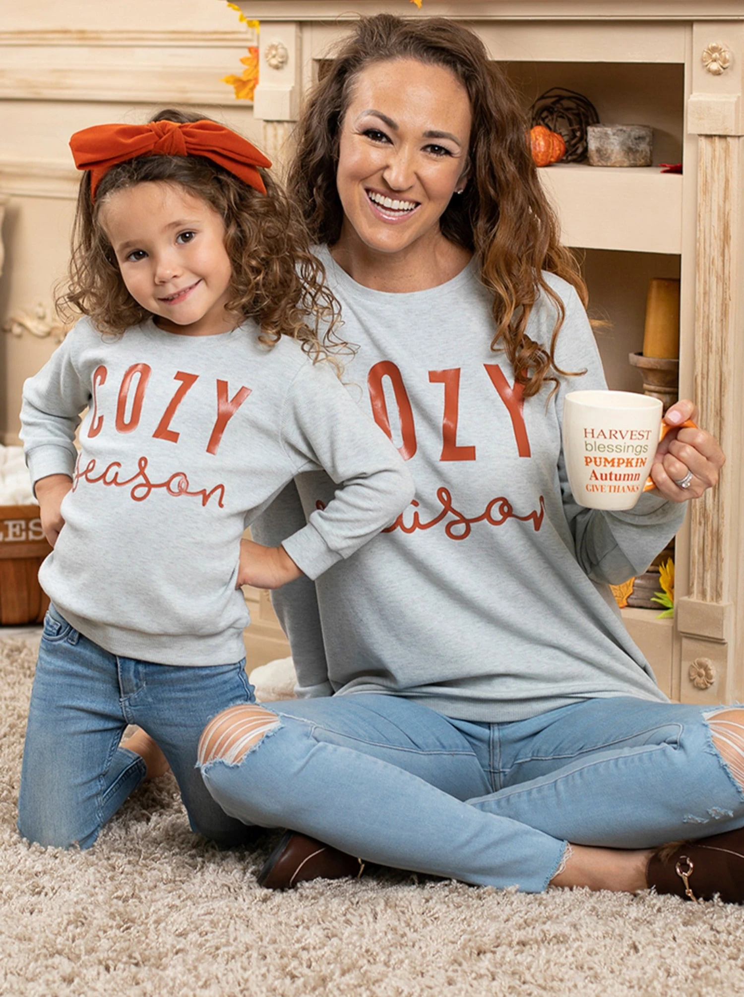 Mommy & Me Cozy Season Pullover Sweater 2 Mommy & Me Cozy Season Pullover Sweater - Image 2