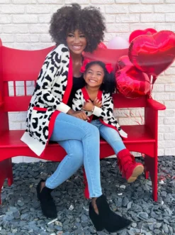 Mommy & Me Wild Queens Cardigan -Kid's Apparel Sales MVCAC002 Leopard 623c0443 2fbe 4409 8229 dfc6b55c735d