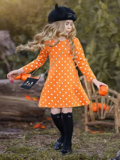 Precious Polka Dot Pocket Dress & Purse Set 12 Precious Polka Dot Pocket Dress & Purse Set -Kid's Apparel Sales Q 0QxLCw