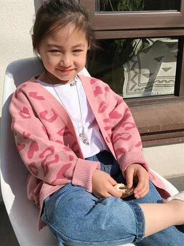 Lil' Leopard Lady Cardigan 2 Lil' Leopard Lady Cardigan - Image 2