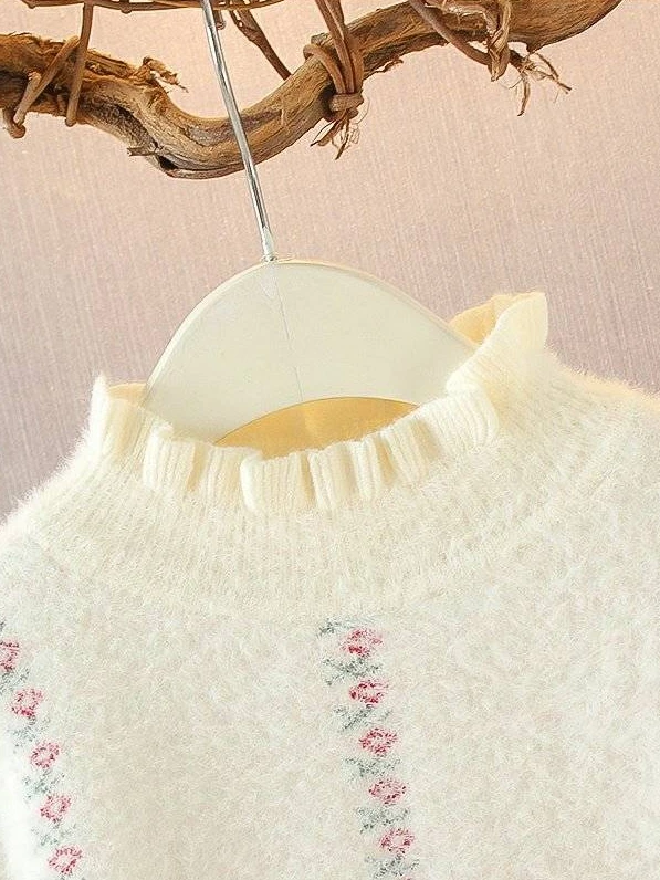 Fresh Flowers Fuzzy Sweater 4 Fresh Flowers Fuzzy Sweater - Image 4