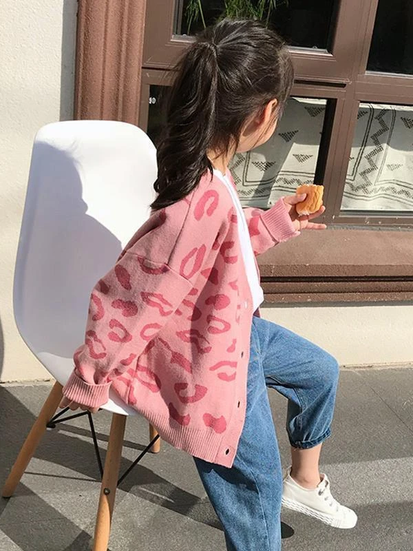 Lil' Leopard Lady Cardigan 1 Lil' Leopard Lady Cardigan
