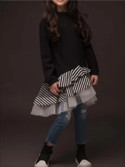 Kid's Apparel Sales 5 Kid's Apparel Sales -Kid's Apparel Sales girls fall long sleeve ruffled tunic dress 20 39 99 40 59 10y12y 4t5y 6x6y casual mia belle overseas fulfillment baby 181