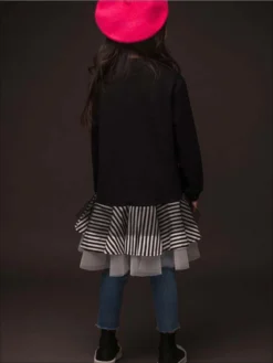 Chic N Cozy Tiered Tunic Dress -Kid's Apparel Sales girls fall long sleeve ruffled tunic dress 20 39 99 40 59 10y12y 4t5y 6x6y casual mia belle overseas fulfillment baby 941