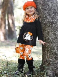 Ready, Set, Ghoul Tunic, Leggings & Scarf Set