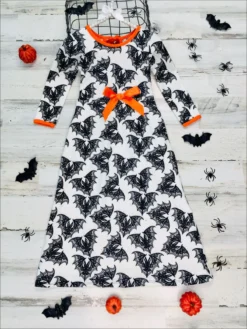 Just Wing It Maxi Dress 11 Just Wing It Maxi Dress -Kid's Apparel Sales girls halloween themed long sleeve printed maxi dress white 2t3t 19 99 and under 20 39 40 59 10y12y fall casual mia belle baby 332