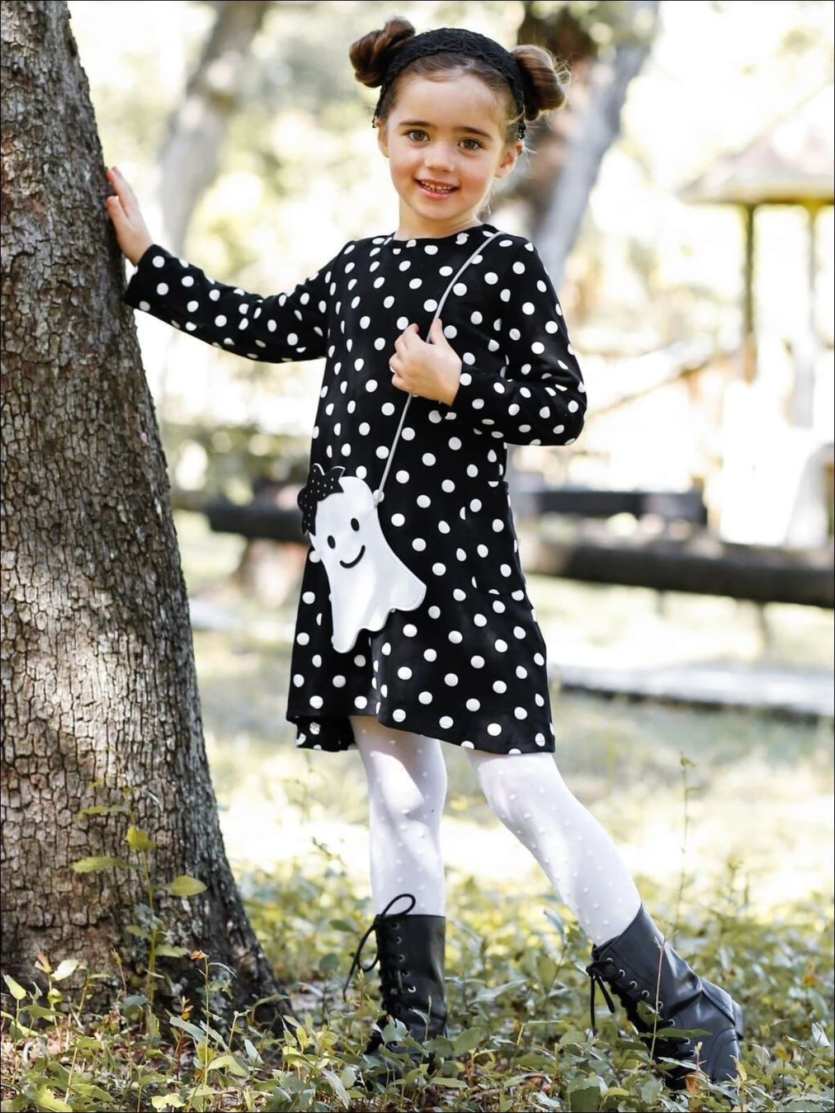 Precious Polka Dot Pocket Dress & Purse Set 4 Precious Polka Dot Pocket Dress & Purse Set - Image 4