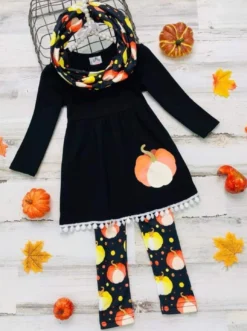 The Gourd Life Tunic, Leggings & Scarf Set