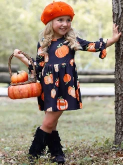 Blessed & Pumpkin Obsessed Dress
