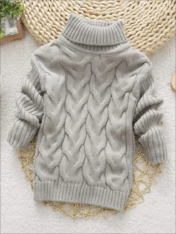 Thick Knitted Turtleneck Sweaters 9 Thick Knitted Turtleneck Sweaters -Kid's Apparel Sales girls thick knitted turtle neck sweater5 style options grey 2t 20 39 99 40 59 2t3t 4t5y 6y6x sweater mia belle overseas fulfillment baby 824