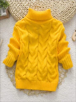 Thick Knitted Turtleneck Sweaters 10 Thick Knitted Turtleneck Sweaters -Kid's Apparel Sales girls thick knitted turtle neck sweater5 style options yellow 2t 20 39 99 40 59 2t3t 4t5y 6y6x sweater mia belle overseas fulfillment baby 670