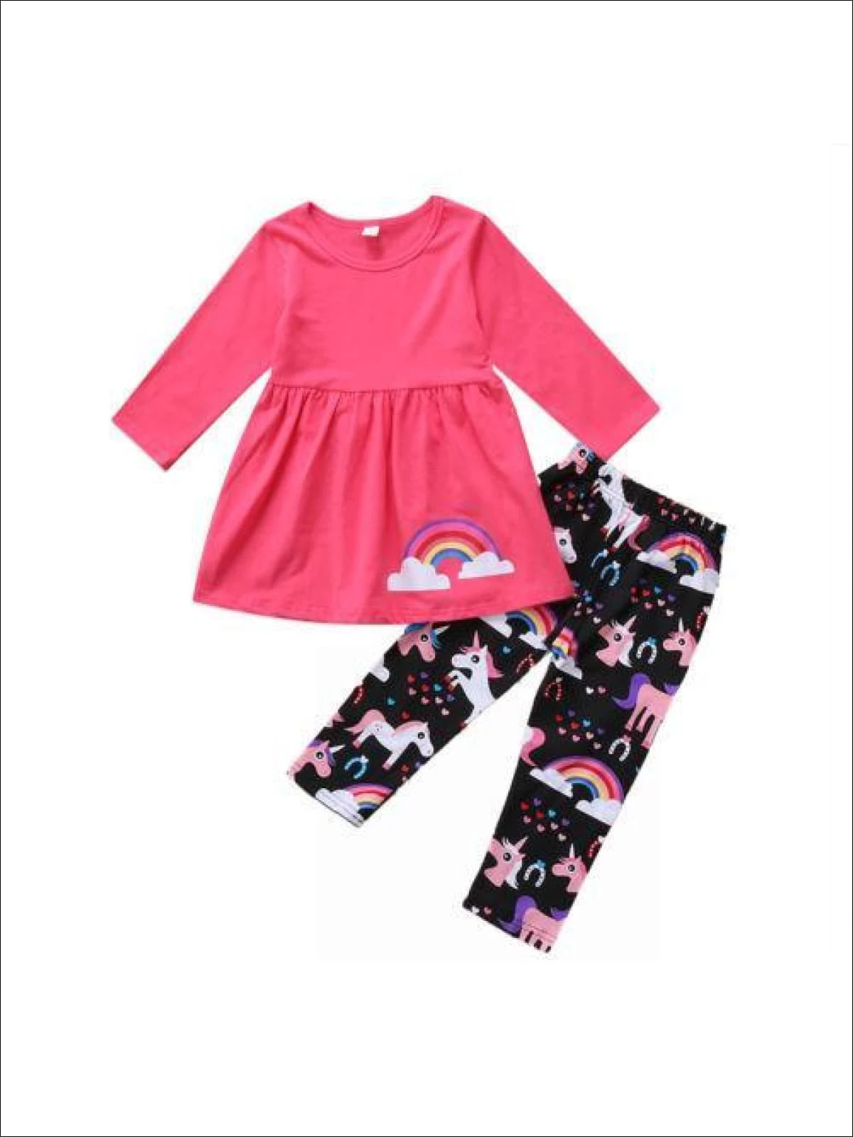 Rainbow Unicorn Party Legging Set 2 Rainbow Unicorn Party Legging Set - Image 2